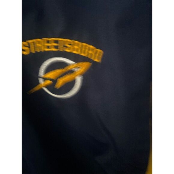 Sport-Tek Blue V-Neck Windbreaker Jacket Teens Size M Casual Sports - Picture 5 of 9